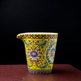 Chinese enamel tea pitcher