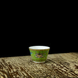 Chinese royal style famille rose green tea cup