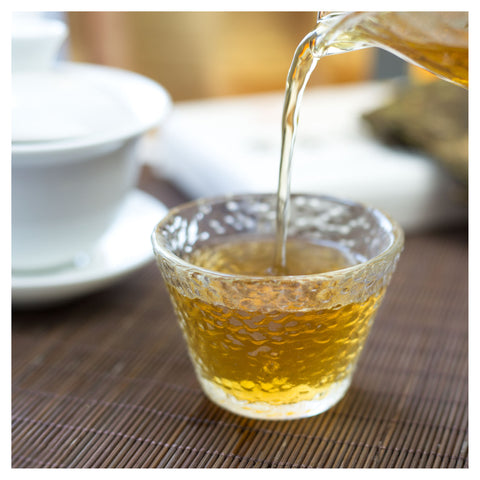 Raw pu erh tea 2018 golden leaf