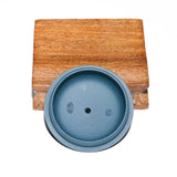Yi Xing Tian Qing clay xishi teapot lid bottom