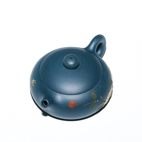 Yi Xing Tian Qing clay xishi teapot top view