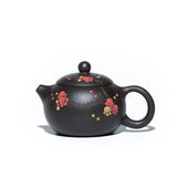 Yi Xing clay Black gold sand teapot