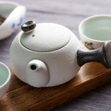 Snowflake Glaze Teapot Set