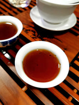 color of 2013 Bu Lang Imperial ripe Pu erh tea