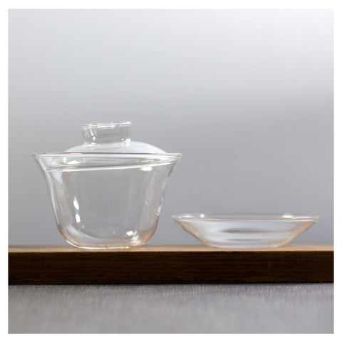 glass gaiwan tea set 160ml