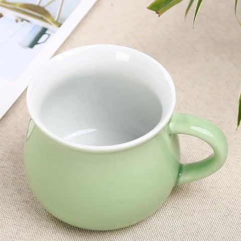 Green Ceramic Large Tea Cup